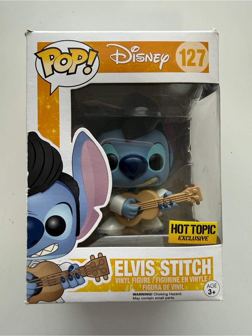 Exclusive Funko Elvis Stitch Vinyl Figure - Blue & Tan #127